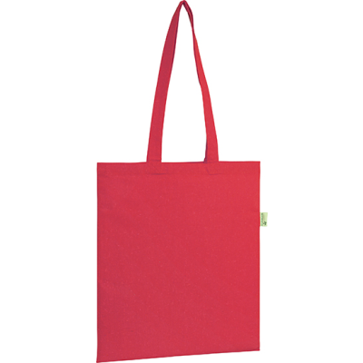 Picture of SEABROOK ECO 5OZ RECYCLED COTTON TOTE in Rose Pink.