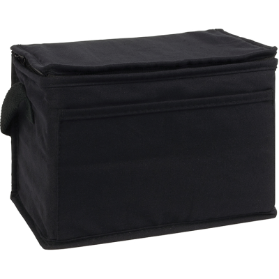 Picture of MARDEN ECO 6 CAN COTTON COOL BAG in Black