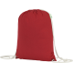 Picture of SEABROOK ECO RECYCLED DRAWSTRING BAG in Red