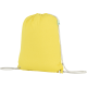 Picture of SEABROOK ECO RECYCLED DRAWSTRING BAG in Yellow