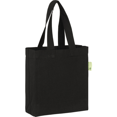 Picture of SEABROOK ECO RECYCLED GIFT BAG in Black.