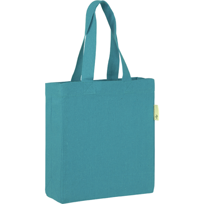 Picture of SEABROOK ECO RECYCLED GIFT BAG in Bright Blue.