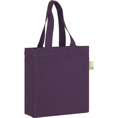 Picture of SEABROOK ECO RECYCLED GIFT BAG in Purple.