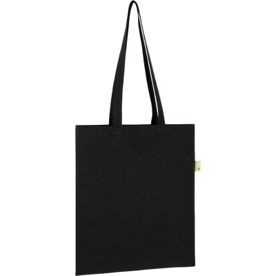 Picture of NEWBARN 8OZ RECYCLED COTTON TOTE in Black