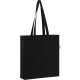 Picture of HYTHE RECYCLED 10OZ COTTON SHOPPER TOTE in Black