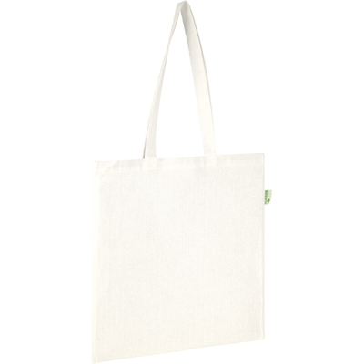 Picture of SEABROOK ECO 5OZ RECYCLED COTTON TOTE in Off White