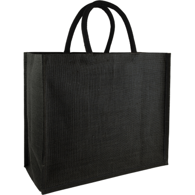 Picture of YALDING ECO JUTE SHOPPER TOTE in Black