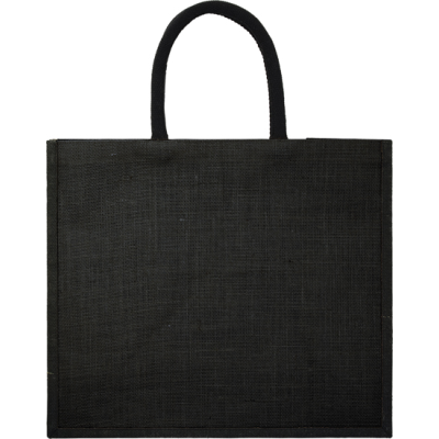 Picture of YALDING ECO JUTE SHOPPER TOTE in Black