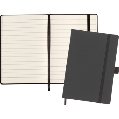 Picture of LARKFIELD SOFT FEEL A5 NOTE BOOK in Black.