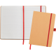 Picture of BROADSTAIRS ECO A5 KRAFT PAPER NOTE BOOK in Nat Red