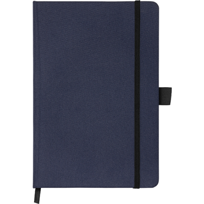 Picture of DOVER A5 ECO RECYCLED NOTE BOOK in Blue Navy.