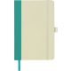 Picture of MAXTON ECO SUGARCANE A5 NOTE BOOK in Nat & Teal