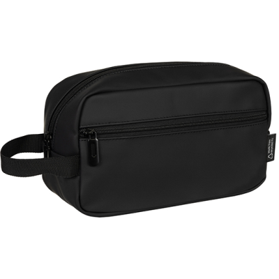 Picture of WYE RECYCLED PU WASHBAG in Black