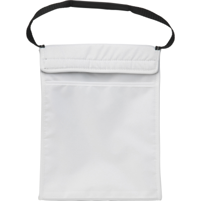 Picture of TONBRIDGE R-PET LUNCH COOL BAG in White.