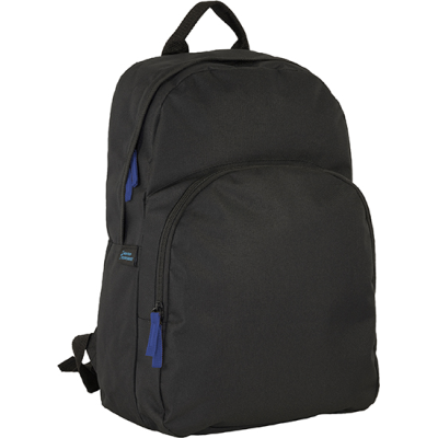 Picture of KEMSING RECYCLED BACKPACK RUCKSACK in Black Blue.
