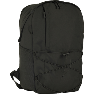 Picture of WESTERHAM RECYCLED SPORTS LAPTOP BACKPACK RUCKSACK in Black