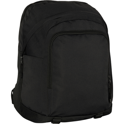 Picture of NEW FAVERSHAM ECO RECYCLED RPET LAPTOP BACKPACK RUCKSACK in Black