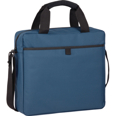 Picture of CHILLENDEN ECO RECYCLED BUSINESS BAG in Navy Blue.