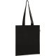 Picture of SANDGATE RECYCLED 7OZ COTTON TOTE SHOPPER in Black