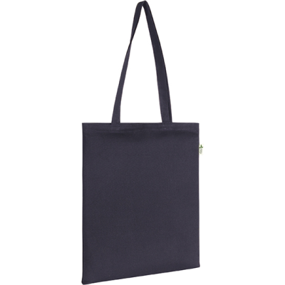 Picture of SANDGATE RECYCLED 7OZ (240GSM) COTTON TOTE SHOPPER in Navy