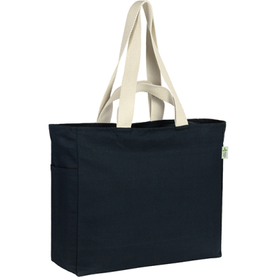 Picture of PENSHURST RECYCLED CANVAS BIG TOTE in Blue Navy