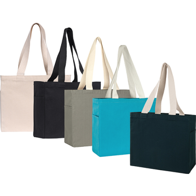 Picture of CRANBROOK 10OZ RECYCLED COTTON CANVAS TOTE SHOPPER.