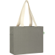 Picture of CRANBROOK 10OZ RECYCLED COTTON CANVAS TOTE SHOPPER in Grey