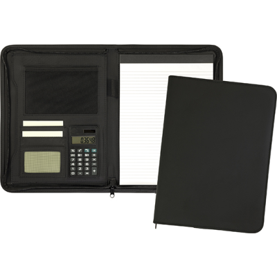 Picture of SUNDRIDGE RECYCLED A4 CALCFOLIO in Black