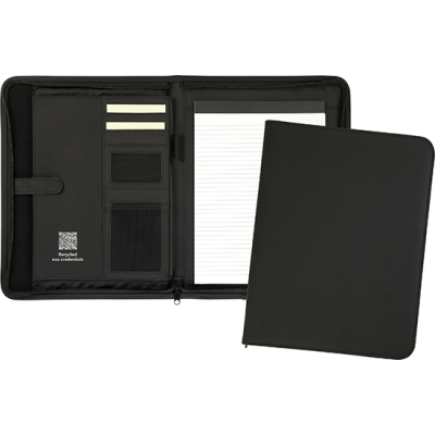 Picture of SUNDRIDGE RECYCLED OVERSIZED A4 TABLETFOLIO in Black.