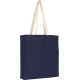 Picture of AYLESHAM RECYCLED 8OZ COTTON CANVAS SHOPPER TOTE in Blue Navy