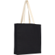 Picture of AYLESHAM RECYCLED 8OZ COTTON CANVAS SHOPPER TOTE in Black