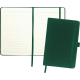 Picture of DOWNSWOOD A5 ECO RECYCLED COTTON NOTE BOOK in Forest Green