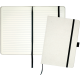 Picture of DOWNSWOOD A5 ECO RECYCLED COTTON NOTE BOOK in Natural