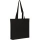 Picture of SHOREHAM 6OZ (200GSM) RECYCLED TOTE BAG in Black