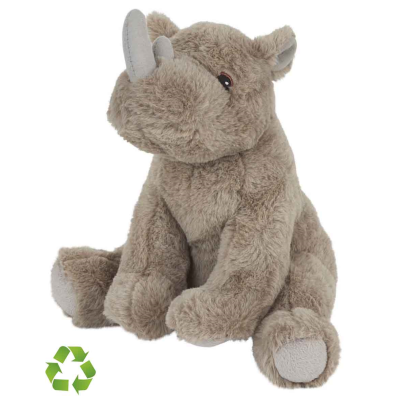 Picture of RECYCLED RHINO SOFT TOY.