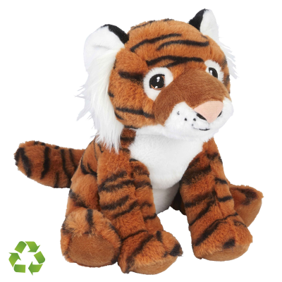 Picture of RECYCLED TIGER SOFT TOY.