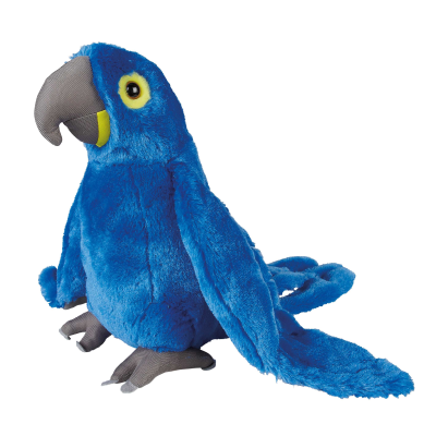 Picture of HYACINTH MACAW SOFT TOY.