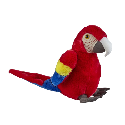 Picture of SCARLET MACAW SOFT TOY.