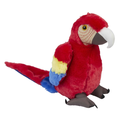 Picture of SCARLET MACAW SOFT TOY.