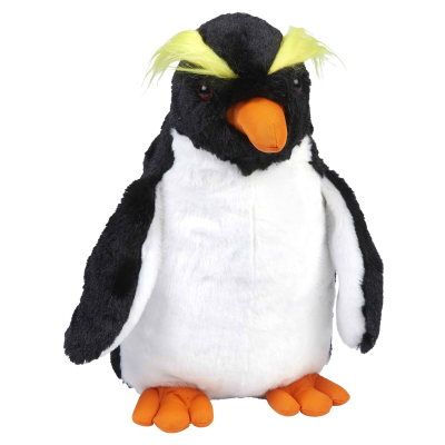 Picture of ROCKHOPPER PENGUIN SOFT TOY.