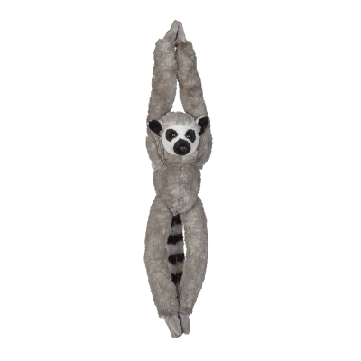 Picture of HANGING RING-TAILED LEMUR SOFT TOY.