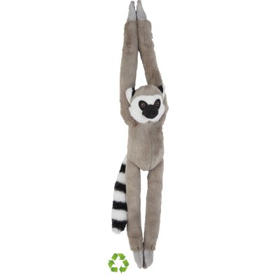 Picture of RING-TAILED LEMUR HANGING.