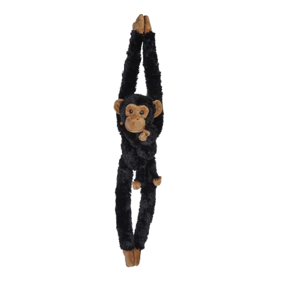 Picture of HANGING CHIMPANZEE WITH BABY SOFT TOY.
