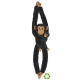 Picture of CHIMPANZEE HANGING WITH BABY RECYCLED