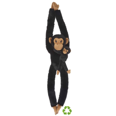 Picture of CHIMPANZEE HANGING WITH BABY RECYCLED