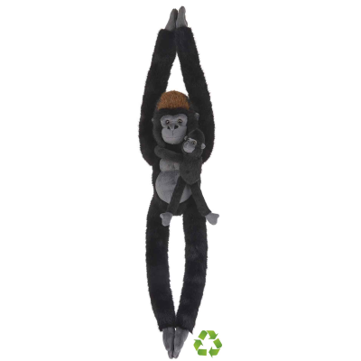 Picture of GORILLA HANGING WITH BABY RECYCLED