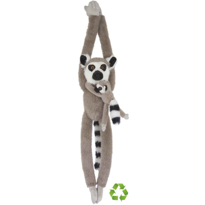 Picture of RING-TAILED LEMUR HANGING WITH BABY RECYCLED