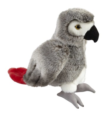 african grey stuffed animal