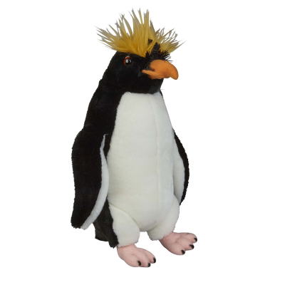 Picture of ROCKHOPPER PENGUIN SOFT TOY.