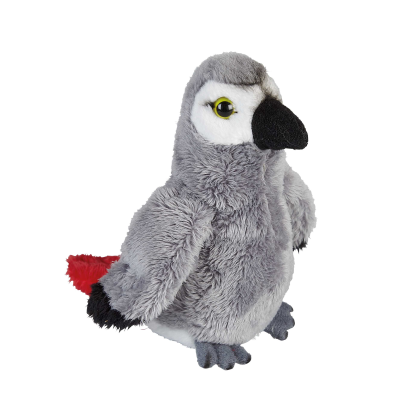 Picture of AFRICAN GREY PARROT SOFT TOY.